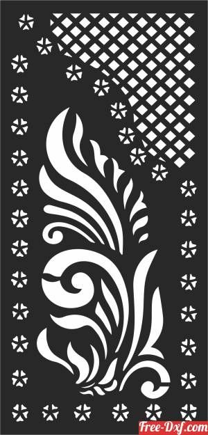 Download door DECORATIVE door Pattern AvApk High quality free Free Dxf Files Cnc, Decorative Screen Doors, Door Pattern, Dxf Files Cnc, Jaali Design, Laser Cut Screens, Free Dxf Files, Laser Cut Panels, Motif Art Deco