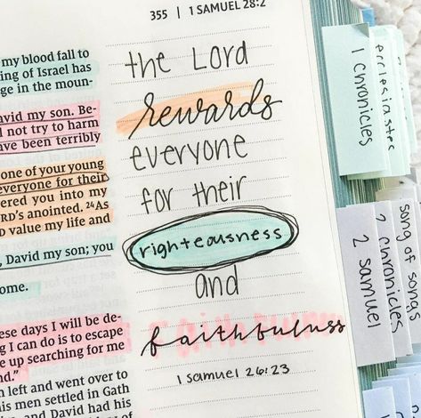 Samuel Bible, Journal Bible Quotes, Bible Journal Notebooks, Bible Journaling Ideas Drawings, Bible Doodling, Bible Journal Notes, 1 Samuel, Inspire Bible Journaling, Bible Study Notebook