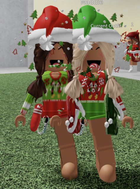 Preppy Roblox Christmas Outfits, Preppy Christmas Roblox Avatar, Christmas Pfp Aesthetic, Preppy Xmas, Preppy Christmas Outfit, Roblox Preppy, Preppy Ideas, Preppy Roblox, Christmas Preppy