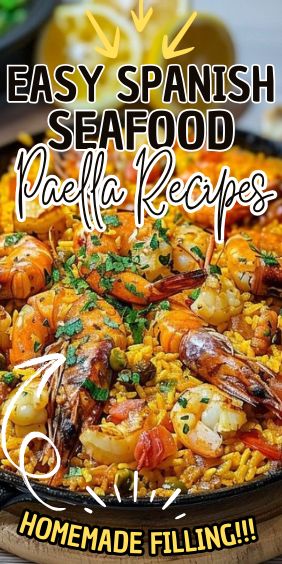 Spanish Seafood Paella Spanish Paella Recipe Seafood, Paella Valenciana Recipe, Seafood Paella Recipe Authentic Spain, Authentic Paella Recipe, Best Paella Recipe Authentic, Seafood Paella Recipe Authentic, Portuguese Paella Recipe, Spaniard Food, Pialla Recipes