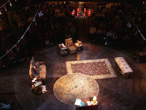 Warm Theatre in the round Boston Marriage, Theater In The Round, Theatre In The Round, Set Theatre, Experimental Theatre, Theatre Ideas, Technical Theatre, Heaven Can Wait, Set Design Theatre