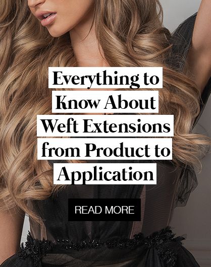 Everything you need to know about sew-in weft extensions from product to application. Hairstyle With Sew In Extensions, Sew In Weft Hair Extensions, Hairstyles With Extensions Sew Ins, Sew In Extensions, Hair Extension Care, Weft Extensions, Sew In Hair Extensions, Hair Extensions For Short Hair, Sew In Hairstyles