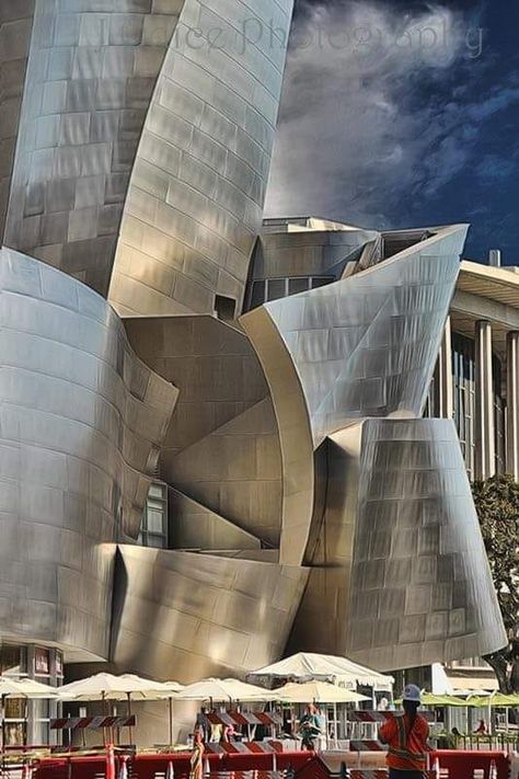 Frank Gehry | Walt Disney Music Hall | Facebook Deconstructivism Architecture, Frank Gehry Architecture, Gehry Architecture, Deconstructivism, Walt Disney Concert Hall, City Of Los Angeles, Architecture Landmark, Frank Gehry, Disney Music