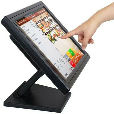 (eBay) 17" LCD Touch Screen Monitor VGA POS USB Cash Register System Retail /Restaurant Electronic Store, Water Proofing, Touch Screen Interface, Pc System, Tech Gadget, Communication Devices, Input Devices, Technology Products, Smart Glasses