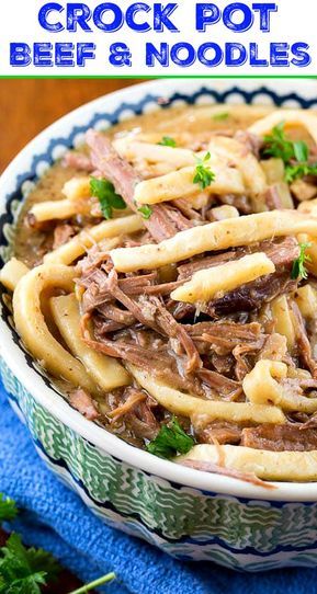 Crock Pot Beef And Noodles, Beef And Noodles Recipe, Crock Pot Beef, Kentucky Fried Chicken, Mississippi Pot Roast, Crock Pot Recipes, Potted Beef, Shredded Beef, Crockpot Beef