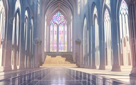 anime cathedral, church, generative ai Anime Cathedral, Fantasy Cathedral, Cathedral Wallpaper, Kawaii Collage, Cathedral Aesthetic, Collage Moodboard, Anime Goth, Church Backgrounds, Castle Aesthetic