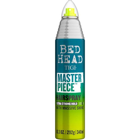 TIGI Bed Head Master Piece Hairspray with Extra Strong Hold Unisex Hair Spray 10.3 oz Bed Heads, Tropical Fragrance, Tigi Bed Head, Shine Spray, Glossy Hair, Master Piece, Aalborg, Bare Minerals, Frizz Control