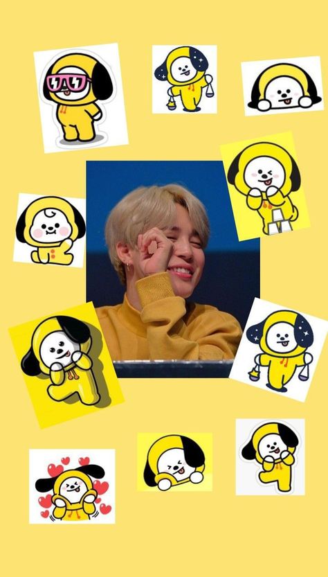 #bt21 #bts #chimmy Chimmy Bt21 Wallpaper Aesthetic, Chimmy Bt21 Wallpaper, Chimmy Bt21, Jimin Wallpaper, Kawaii Doodles, Bts Drawings, Park Jimin Bts, Cute Little Drawings, Pretty Wallpapers Backgrounds