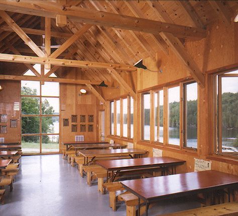 messHall Summer Camp Exterior, Summer Camp Office, Camp Dining Hall, Camp Cafeteria, Camp Layout, Ww2 Reenactment, Summer Camp Aesthetic, Christian Retreat, Camp America