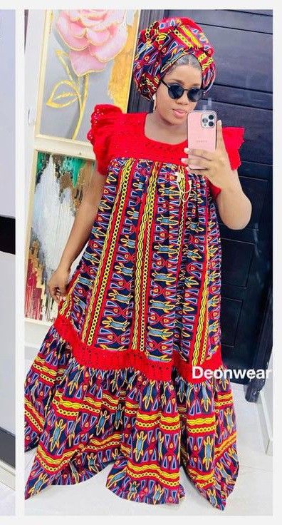 Kaba Styles African Fashion Ankara, Model Kaba Pagne, Cameroon Kaba Styles, Model Kaba, Dresses Ankara, African Print Maxi Dress, Couples African Outfits, Prom Birthday, African Print Dress Ankara