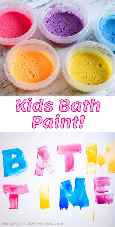 Paper Projects For Kids, Curriculum Themes, Easy Paper Crafts For Kids, Art Explosion, Bath Paint, Paint Recipe, Toddler Painting, Sowing Seeds, Soap Gifts