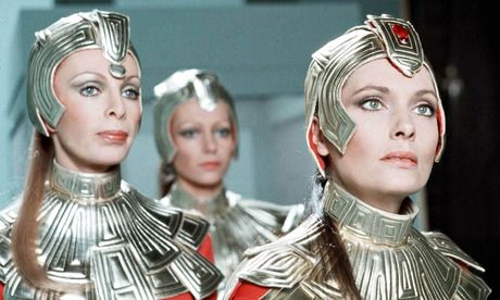 TV show Space 1999. Photograph: Rex Features/ITV Star Trek Aesthetic, Trek Aesthetic, The Tomorrow People, Michael Newton, Space Age Fashion, 80s Sci Fi, 60s Tv, Sci Fi Girl, Aeon Flux