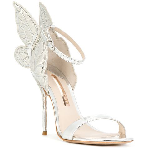 Sophia Webster Chiara, Shoes Butterfly, Silver Metallic Shoes, Butterfly Heels, Sophia Webster Shoes, Butterfly Sandals, Butterfly Shoes, Trendy Shoes Sneakers, Metallic Shoes