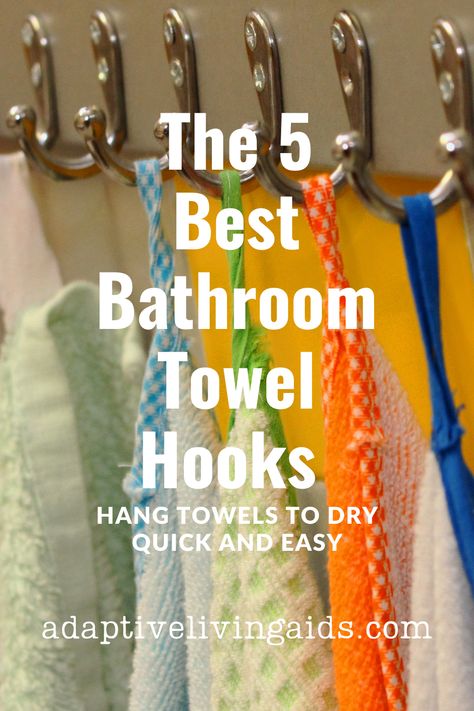 Even if you don't have a lot of space in your bathroom, there are still ways to make it more functional. One way is to add some towel hooks. This will help keep your towels off the floor and give you a place to hang them up. There are a lot of different options when it comes to towel hooks, so you can find one that fits your needs. Whether you're looking for something small and compact or something that can hold a lot of weight, there's sure to be a hook out there that's perfect for you. Ways To Hang Towels In Bathroom, Towel Hooks In Bathroom Small Spaces, Hang Towels In Bathroom, Bath Towel Hooks, Bathroom Towel Hooks, Hanging Towels, Bathroom Towel, Hotel Style, Towel Hooks