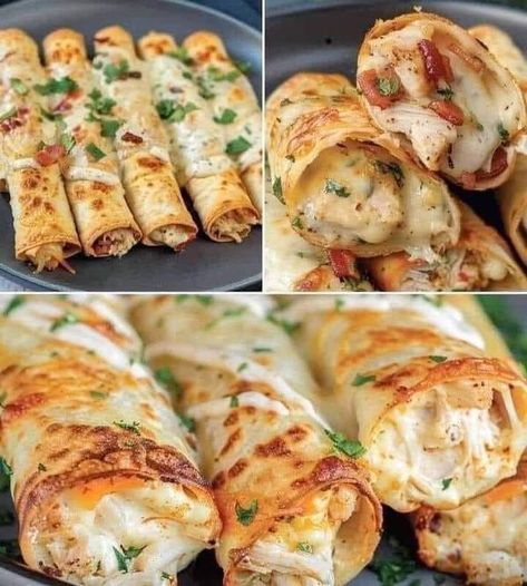 Bacon Ranch Roll Ups, Ranch Roll Ups, Keto Chicken Bacon Ranch, Low Carb Ranch Dressing, Keto Salads, Grandma's Recipes, Desserts Ideas, Chicken Taquitos, Recipe Critic