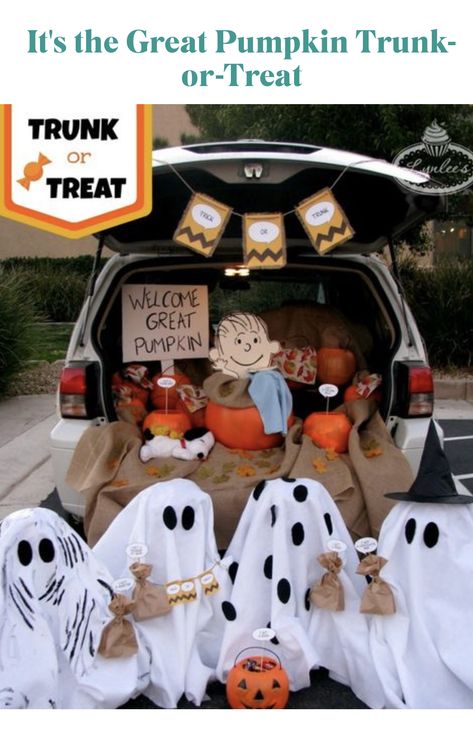 Trunk Or Treat Kits, Trunk Or Treat Ideas, It's The Great Pumpkin, Treat Ideas, Garden Route, Trunk Or Treat, Halloween Spider, Dinosaur Birthday, Disney Cars