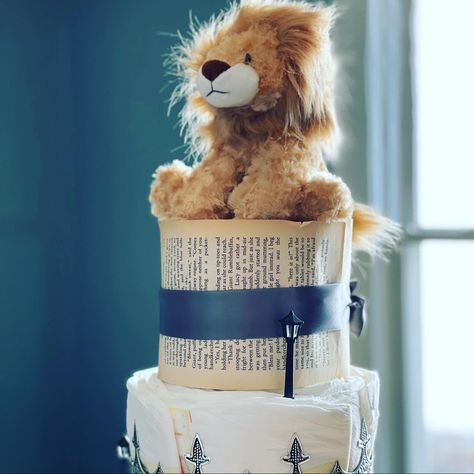 Narnia Cake Ideas, Narnia Baby Shower Ideas, Narnia Cake, Narnia Nursery, Kate Baby, Baby Shower Diaper Cake, Baby Shower Inspiration, Shower Inspiration, Baby Shower Diapers