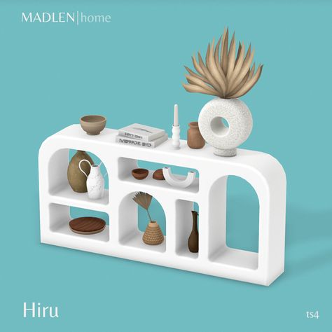 Hiru Misc Set | Madlen on Patreon Sims 4 Cc Buy Mode, Sims 4 Cc Furniture Living Rooms, Cc Packs, Cc Furniture, Sims 4 Bedroom, Sims 4 Clutter, Storage Console, The Sims 4 Packs, Sims 4 Body Mods