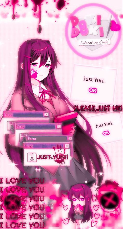 Just yuri! | Cute anime wallpaper, Literature club, Cute games Wallpaper Literature, Cosplay Kawaii, Yami Kawaii, Fandom Crossover, Cute Games, Doki Doki, Literature Club, Yandere Simulator, Cute Anime