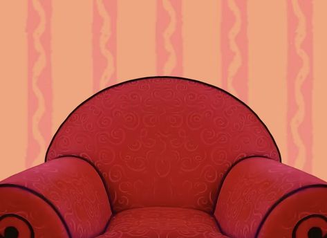 Blues Clues Thinking Chair, Blues Clues Games, Thinking Chair, Wonder Pets, Baby Movie, Blue's Clues And You, Blue's Clues, Blue’s Clues, Red Chair