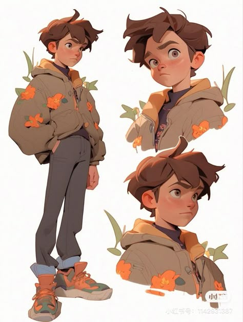 Eccentric Character Design, Disney Style Drawing Character Design, Little Boy Character Design, Concept Art Character Design References, Dad Character Design, Child Character Art, Child Character Design, Kid Character Design, Children Character Design