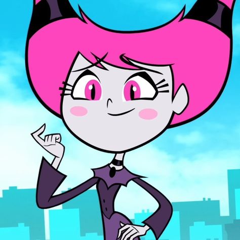 Jinx Teen Titans Go Icon, Coquette Pfps, Titan Go, Jinx Dc, Teen Titans Go Characters, Jinx Teen Titans, Original Teen Titans, Teen Titan, Drawing Cartoon Characters