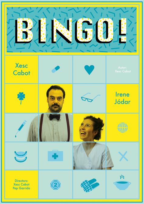 'Bingo' poster for a play on Behance Bingo Design Layout, Bingo Graphic Design, Bingo Poster, Community Branding, Bingo Design, Bingo Machine, Instagram Design Layout, Bingo Card, Bingo Board