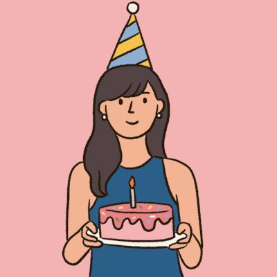 Cute Happy Birthday Gif Animation, Birthday Girl Drawing, Birthday Illustration Design, Funny Birthday Cartoons, Happy Birthday Animation, Birthday Animated, Happy Birthday Drawings, Happy Birthday Illustration, Cake Cute