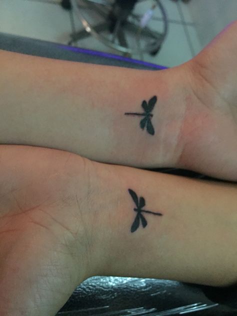 Sielulintu Tattoo, Dragonfly Dainty Tattoo, Small Dragonfly Tattoo Semicolon, Dainty Firefly Tattoo, Dragonfly Semi-colon Tattoo Ideas, Coraline Tattoo, Funky Tattoos, Bug Tattoo, Dragonfly Tattoo