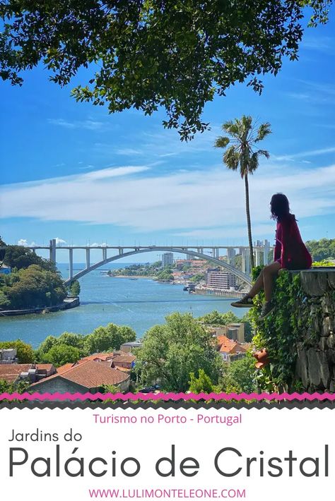 Jardins do Palácio de Cristal: veja como chegar e visitar este parque com lindas paisagens do Rio Douro no Porto, norte de Portugal. #Portugal #Porto #Europe #Europa Portugal Photo Ideas, Porto Photography, Porto Travel Guide, Portugal Roadtrip, Portugal Summer, Porto Travel, Portugal Porto, Portugal Vacation, Travel Pictures Poses