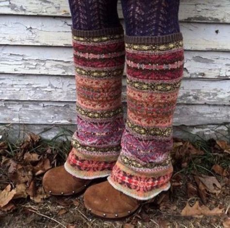 Hantverk Diy, Recycled Sweaters, Recycled Sweater, Old Sweater, Knitted Socks, Kids Sweater, Upcycle Clothes, Leg Warmers, Fair Isle