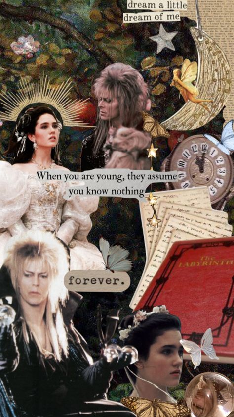 Labyrinth Wallpaper David Bowie, The Labyrinth Wallpaper, Labyrinth Wallpapers, Labyrinth Collage, The Labyrinth Aesthetic, Labyrinth Wallpaper, Labyrinth Quotes, Labyrinth Aesthetic, Sarah And Jareth