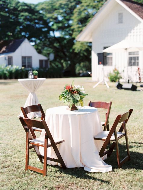 30" Round Low cocktail tables with Dark Wood Folding Chairs Wood Folding Chair, Professional Event, Tent Rentals, Wedding Chairs, Dc Weddings, Cocktail Hour, Square Tables, Party Rentals, Bohemian Wedding