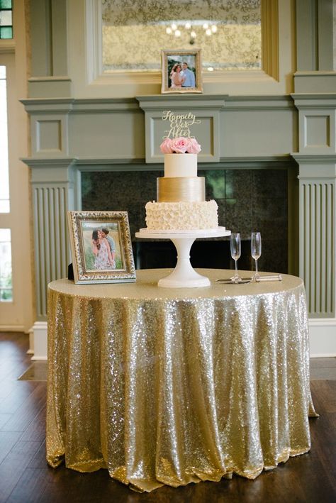 Wedding Cake Display Table, Wedding Table Toppers, Wedding Cake Table Decorations, Cake Display Table, Wedding Cake Display, Gold Mountain, 50th Wedding Anniversary Party, Gold Cake Topper, 50th Anniversary Party