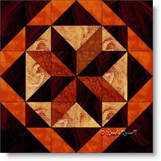 ALL HALLOWS quilt block - a perfect choice for Halloween. Pattern for 15", 12" and 9" quilt blocks Quilting Stars, Free Quilt Block Patterns, Autumn Quilts, Quilt Templates, Patchwork Squares, Quilted Projects, Triangle Quilts, Barn Signs, Flying Geese Quilt