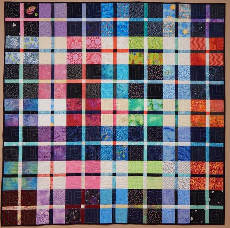 Plaidish Quilt, Plaid Quilt Pattern, Quilts Simple, Crumb Quilting, Plaid Quilts, Gingham Quilt, Amish Quilt, Crumb Quilt, Flannel Quilts