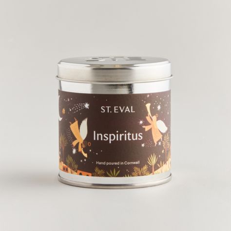 Tin candle - aromatic spices, nutmeg, cinnamon and cloves Festive Candle, Christmas Scented Candles, Candle Burn, Tin Candle, Christmas Scents, Spark Joy, Unique Candles, Candle Companies, Magical Christmas