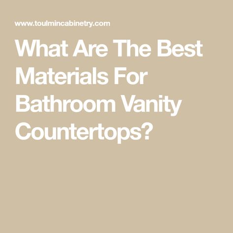 Tiled Vanity, Best Countertop Material, Best Countertops, Complete Bathroom Remodel, Bathroom Vanity Countertops, Bathroom Vanity Countertop, How To Tile, Old Vanity, Bathroom Sink Tops