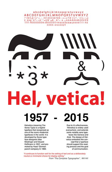 Helvetica Typography Poster, Helvetica Poster Design, Typeface Poster Design, Modernism Typography, Helvetica Design, Helvetica Poster, Typography Book Design, Helvetica Typography, International Typographic Style