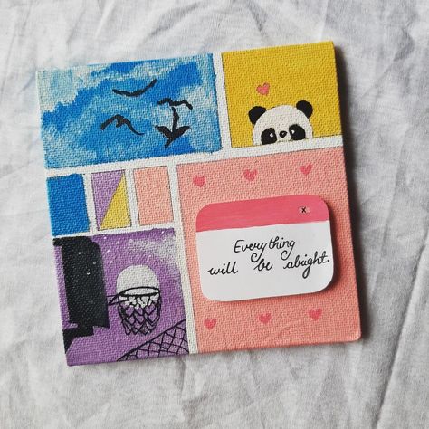 Mini Moodboard Painting, Mood Boards Painting, Mood Boards Drawing, Diy Canvas Art Easy, Oil Pastel Drawings Easy, Simple Collage, Simple Drawings, Acrylic Art Projects, Collage Painting