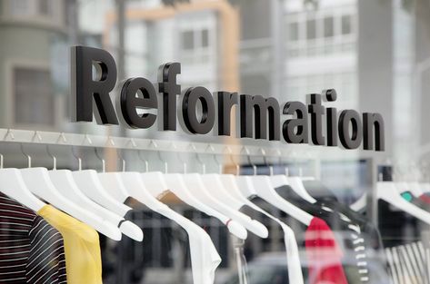 Reformation, the Go-to Clothing Brand for California Cool Girls, Is Opening a Storefront in DC | Washingtonian Reformation Clothing, Floral Print Dresses, The Farmer, California Cool, Breezy Dress, Ditsy Floral Print, Knit Sweaters, Floor Length Gown, Clothing Logo