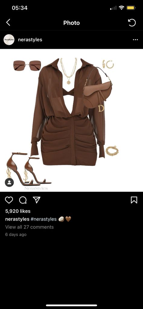 Brown And Gold Outfits For Black Women, Brown Brunch Outfit Black Woman, Brown Brunch Outfit, Brunch Outfit Black Woman, Dream Person, Successful Women Style, Grown Style, Outfits For Black Women, Winter Night Outfit