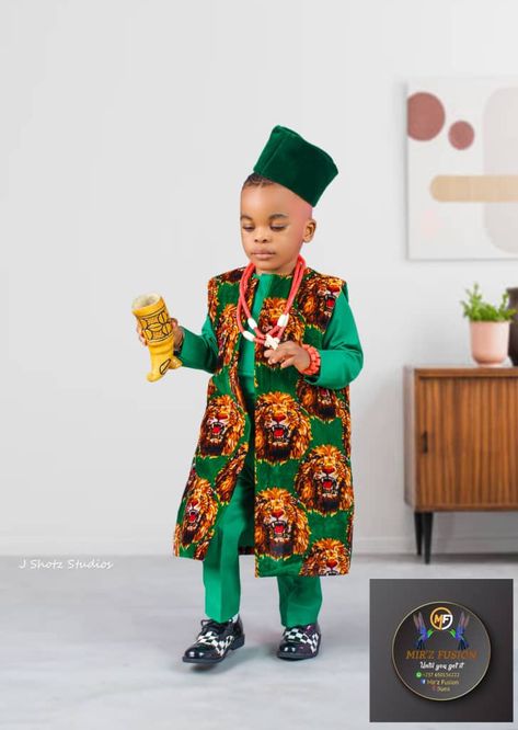 African boy wears Boys Ankara Styles, Ankara Designs, African Clothing For Men, Children Fashion, Native Style, Boys Wear, African Dresses, African Dresses For Women