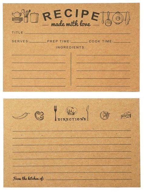 These Vintage Recipe cards in Kraft Paper are the perfect touch for a family reunion potluck. Everyone makes their favorite family dinner and shares it along with the recipe. Make and recreate happy memories at home. #FrugalCouponLiving #recipe #recipecards #recipes #family #familyreunion #reunion #reunionideas #familyreunionideas Family Reunion Ideas, Book Doodles, Scrapbook Recipe, Vintage Recipe Cards, Scrapbook Recipe Book, Spring Journal, Recipe Cards Printable Free, Vintage Recipe Box, Recipe Book Design