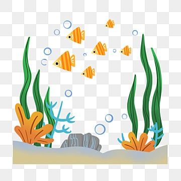 Coral Cartoon, Sand Underwater, Stone Png, Cartoon Underwater, Cartoon Coral, World Cartoon, Png Material, World Clipart, Bubble World