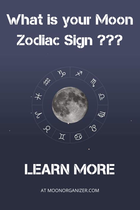 What is your Moon Zodiac Sign? It is no less influential than "Solar" one and has a great influence on your character. Learn more >> Moon Sign Chart, Birth Moon, Moon Chart, My Moon Sign, Moon Zodiac, Moon Reading, Zodiac Signs Virgo, Zodiac Signs Sagittarius, Moon Calendar