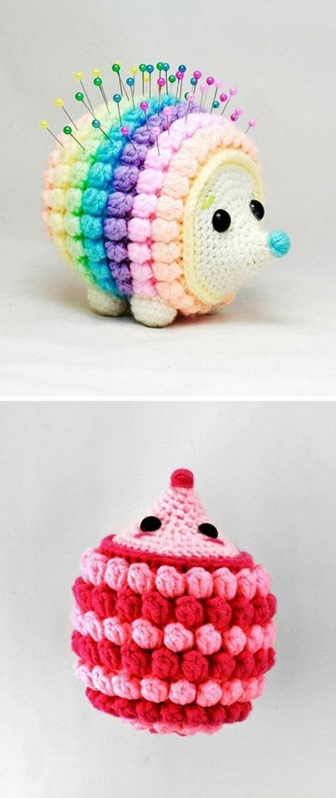 Crochet Hedgehog Tutorial - Design Peak Crochet Pincushion, Crochet Hedgehog, Handmade Yarn, Tutorial Crochet, Crochet Lovers, Hedgehogs, Love Crochet, Crochet Dolls, Crochet Afghan