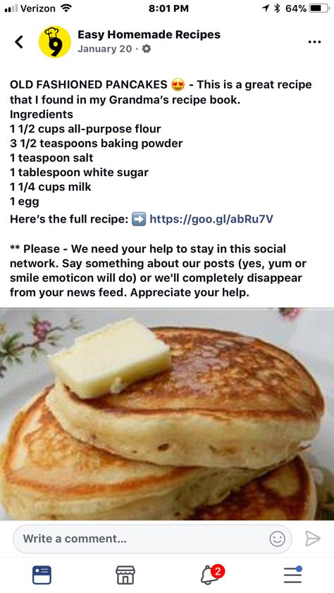 Old Fashioned Pancakes, Ready Recipes, Breakfast Recipies, Valentine Desserts, African Recipes, Recipes Casserole, Homemade Pancakes, Dutch Recipes, Pennsylvania Dutch