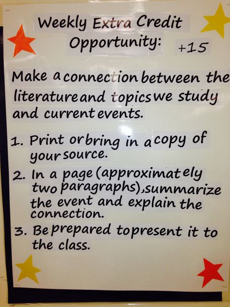 Weekly extra credit idea ... Perhaps best done once a unit. Teacher Survival, English Ideas, English Teaching Materials, Teaching Literature, Teachers Corner, Middle School Writing, Classroom Board, Middle School Reading, Ela Teacher