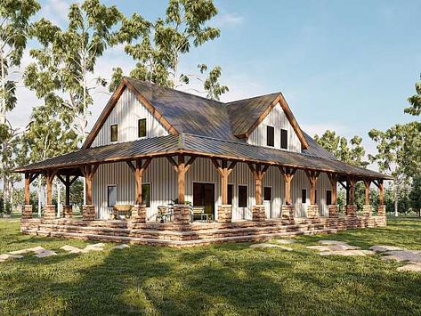 Barnodium Homes, Beam House, Post And Beam Home, Barn Kits, Cozy Homes, Barn Style House Plans, Farmhouse Style House Plans, Barn Style House, Post And Beam